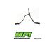 MPI Exhaust Technologies Performance Series Weld-On Dual Exhaust System with Polished Bright Chrome Tips; Side Exit (20-24 6.6L Gas Sierra 2500 HD)