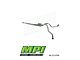 MPI Exhaust Technologies Turbo Series Weld-On Dual Exhaust System with Polished Bright Chrome Tips; Side Exit (07-14 6.0L Sierra 2500 HD)