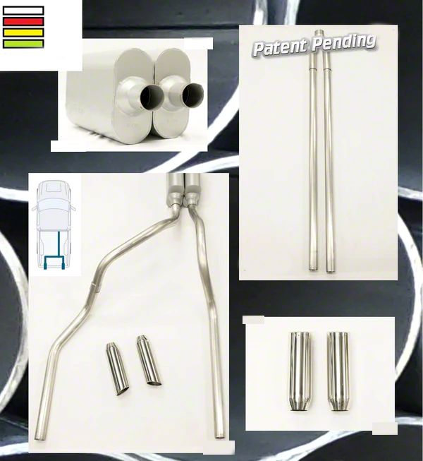 MPI Exhaust Technologies Silverado 1500 2.25Inch Dual Exhaust System
