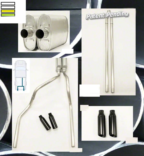 MPI Exhaust Technologies Silverado 1500 2.25-Inch Dual Exhaust System ...