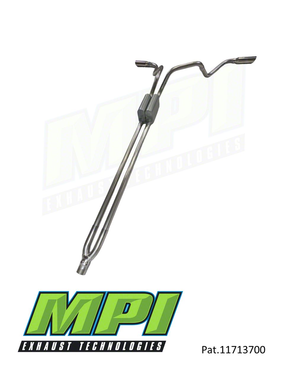 MPI Exhaust Technologies Silverado 1500 Performance Series WeldOn Dual Exhaust System with