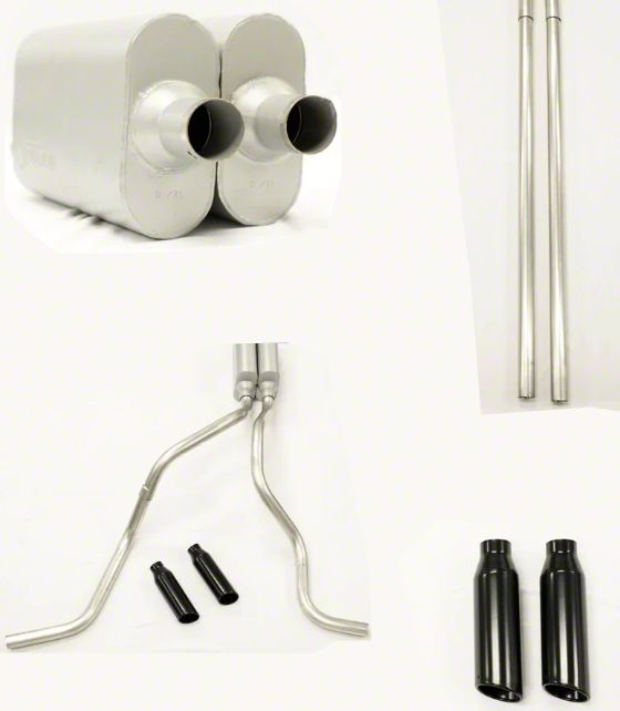 MPI Exhaust Technologies Silverado 1500 2.50Inch Dual Exhaust System