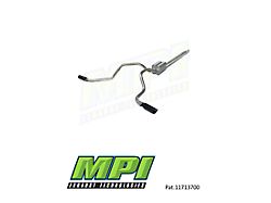 MPI Exhaust Technologies Stainless Steel Performance Series Clamp-On Dual Exhaust System with Black Tips; Side Exit (14-26 6.4L RAM 2500)