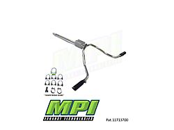 MPI Exhaust Technologies Performance Series Clamp-On Dual Exhaust System with Black Tips; Side Exit (20-26 6.6L Gas Silverado 3500 HD)