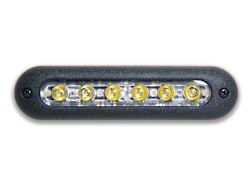 mPower ORV 4-Inch Fascia LED Light Bar; Amber Spot Beam (Universal; Some Adaptation May Be Required)