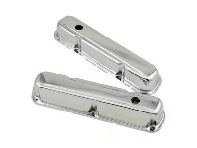 Mr. Gasket Tall-Style Valve Covers; Chrome (89-91 5.2L Dakota)