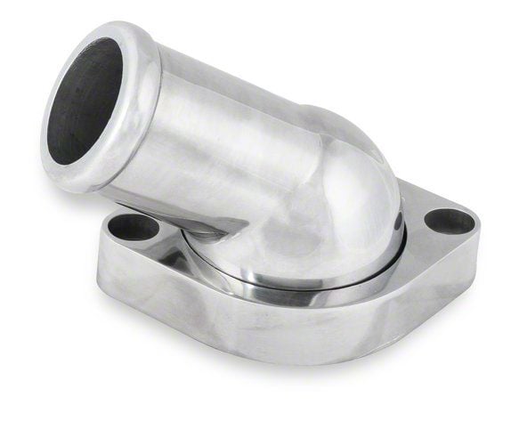Water Neck Swivel 45 Degree Angle Black Fits 2003-Up Mopar Gen III Hemi Engines 45 Degree Holley