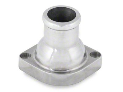 Mr. Gasket LS Water Neck Swivel; Straight; Polished (07-13 V8 Yukon)