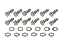 Mr. Gasket Engine Block Rear Cover Bolt Set; Stainless Steel (07-13 V8 Tahoe)