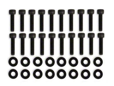 Mr. Gasket Replacement Fabricated Valve Cover Hardware; Black (03-24 5.7L RAM 1500)