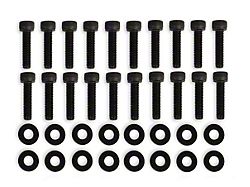 Mr. Gasket Replacement Fabricated Valve Cover Hardware; Black (03-26 5.7L, 6.4L RAM 2500)