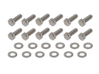 Mr. Gasket Engine Block Rear Cover Bolt Set; Stainless Steel (99-13 V8 Sierra 1500)