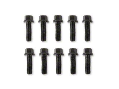 Mr. Gasket Header Bolts; M8-1.25x25MM; Black Oxide (99-13 V8 Sierra 1500)