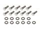Mr. Gasket Valley Cover Bolt Set; Polished Stainless Steel (07-17 6.0L Silverado 2500 HD)