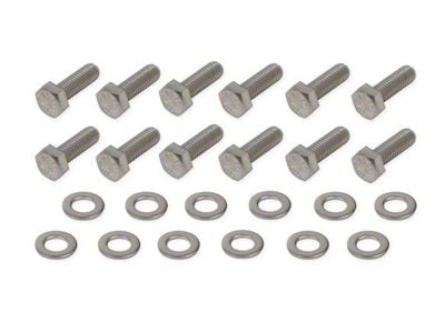 Mr. Gasket Engine Block Rear Cover Bolt Set; Stainless Steel (07-13 6.0L Silverado 3500 HD)