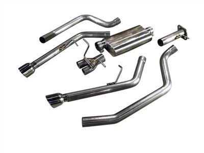 MRT Version 1 Dual Exhaust System with Polished Tips; Rear Exit (19-24 5.7L RAM 1500 w/ Factory Dual Exhaust)