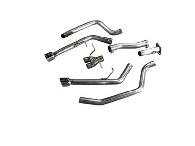 MRT Version 3 Dual Exhaust System with Polished Tips; Rear Exit (19-24 5.7L RAM 1500 w/ Factory Dual Exhaust)