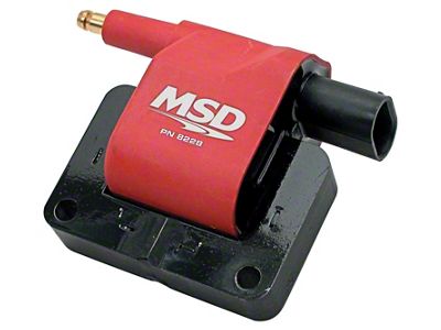 MSD Blaster Series Ignition Coil; Red (91-98 Dakota)