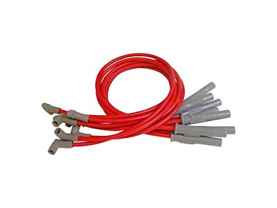 MSD Super Conductor 8.5mm Spark Plug Wires; Red (94-97 5.2L Dakota)