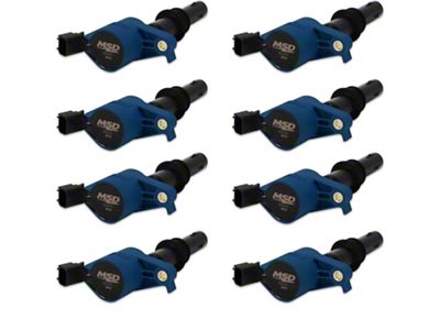 MSD 3-Valve Blaster Coil Packs; Blue (04-08 V8 F-150)