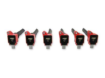 MSD Coil Packs; Red (17-20 3.5L EcoBoost F-150)