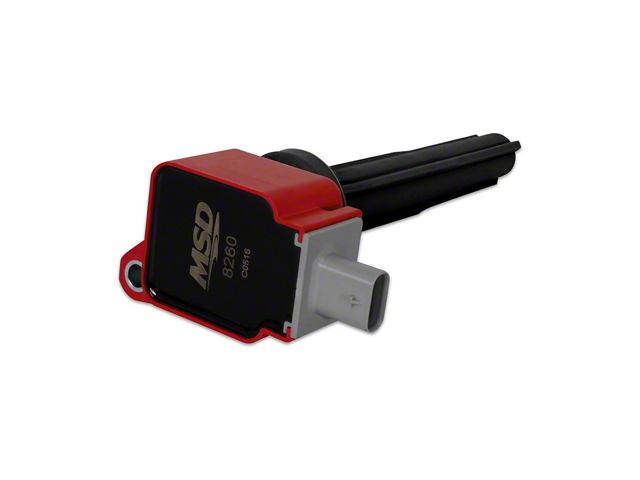 MSD Ignition Coil; Red (15-17 2.7L EcoBoost F-150)