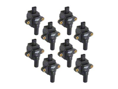 MSD Blaster Series Ignition Coils; Black (20-24 7.3L F-250 Super Duty)