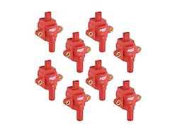 MSD Blaster Series Ignition Coils; Red (20-26 7.3L F-350 Super Duty)