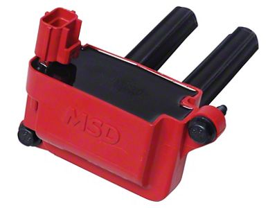 MSD Blaster Coil Pack; Red (05-24 5.7L RAM 1500)