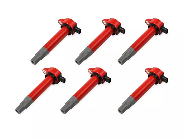 MSD Blaster Series Ignition Coils; Red (06-10 3.7L RAM 1500)
