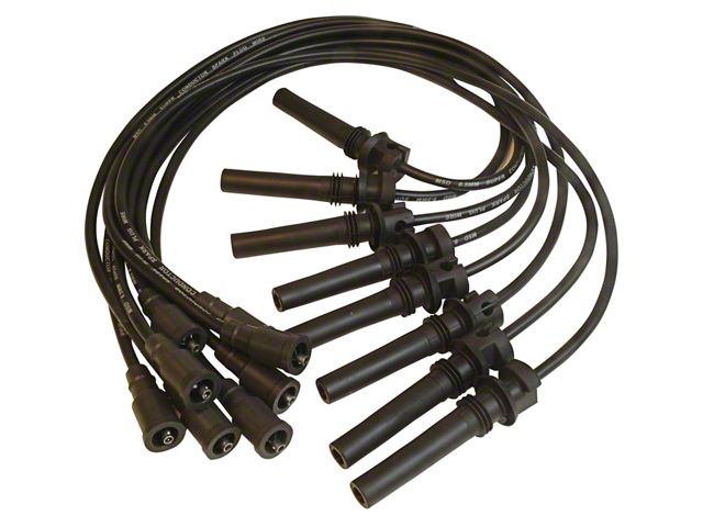 MSD Super Conductor Spark Plug Wire Set; Black (03-06 5.7L RAM 1500)