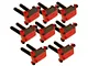 MSD Blaster Coil Packs; Red (11-24 5.7L, 6.4L RAM 2500)