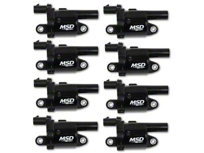 MSD Blaster Series Ignition Coils; Black (14-18 V8 Sierra 1500)