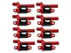 MSD Gen V Blaster Coil Packs; Round; Red (14-18 V8 Sierra 1500)