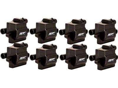 MSD Street Fire Ignition Coils; Black (99-06 V8 Sierra 1500)