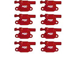 MSD Blaster Coil Packs; Red (07-16 6.0L Sierra 2500 HD)