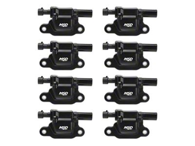 MSD Blaster Coil Packs; Black (07-16 6.0L Sierra 3500 HD)