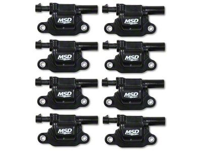 MSD Blaster Coil Packs; Black (14-25 V8 Silverado 1500)