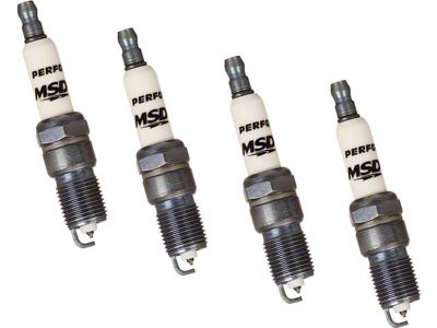 MSD Iridium Tip Spark Plugs; Set of Four (05-08 4.3L Silverado 1500)