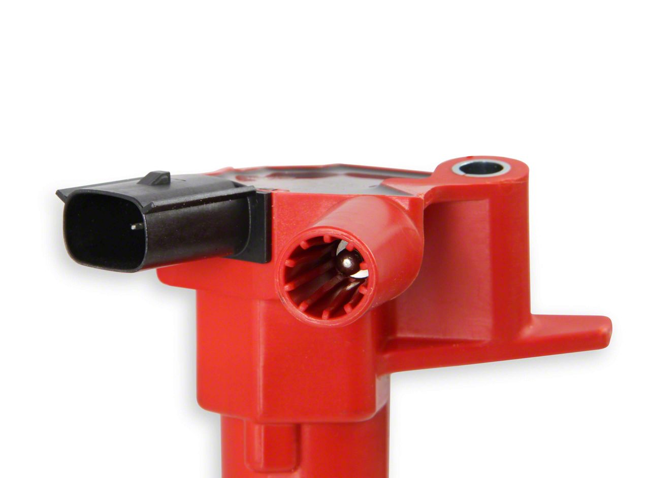 MSD F-250 Super Duty Blaster Series Ignition Coils; Red MSD F-250 Super Duty Blaster Series Ignition Coils; Red