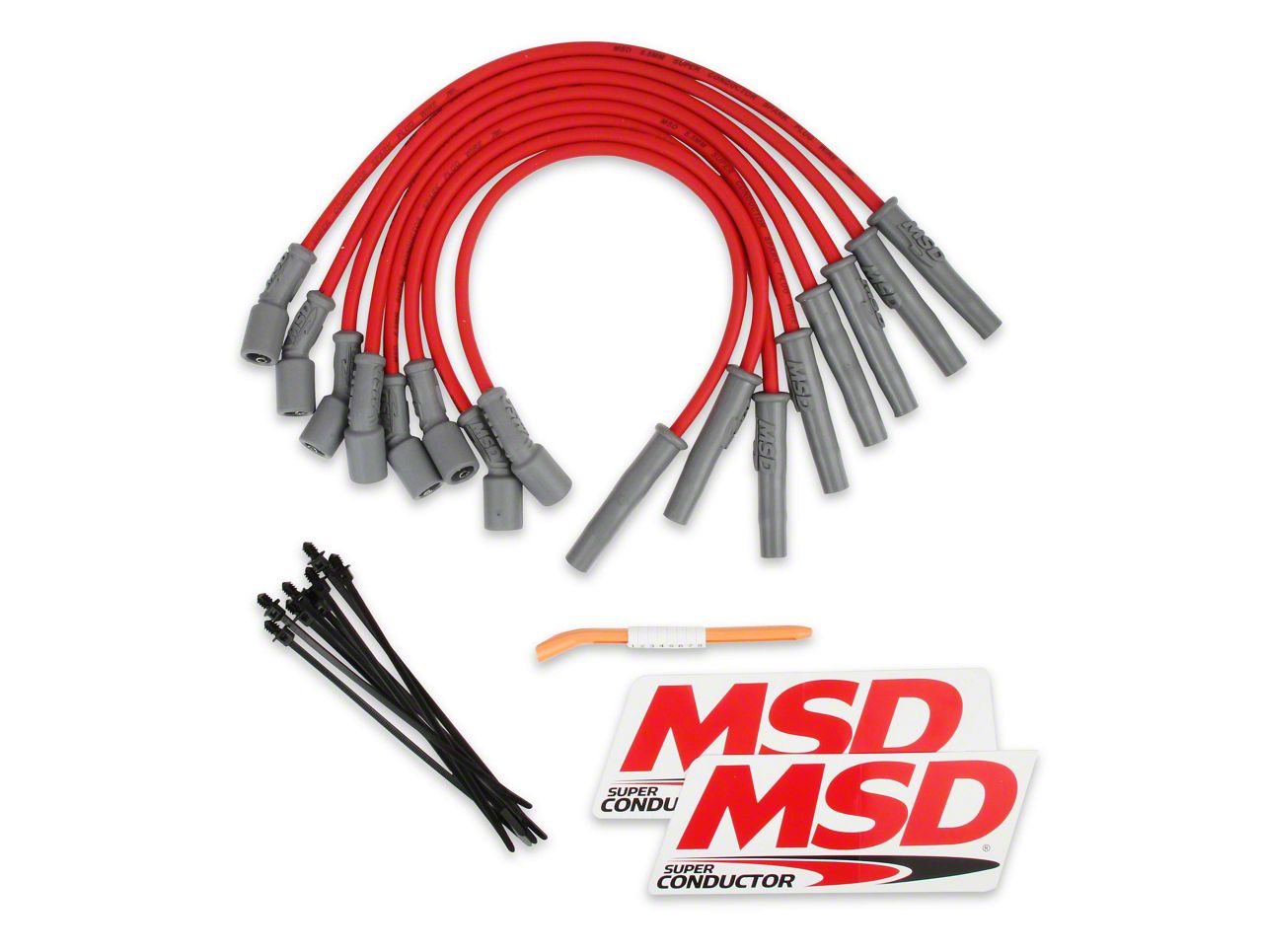 2 Ignition Coils & Spark Plug Wire Set For Ford F150/F250, Lincoln, Mercury – FD487 Compatible