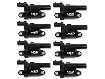 MSD Blaster Coil Packs; Black (15-18 5.3L Yukon)