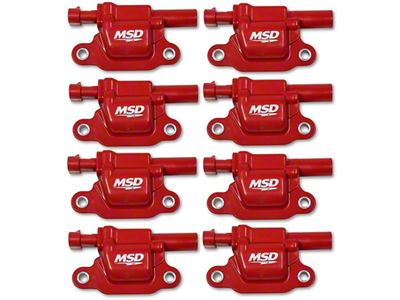 MSD Blaster Coil Packs; Red (15-20 Yukon)