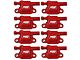 MSD Blaster Coil Packs; Red (15-20 Yukon)