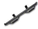 N-Fab Cab Length Nerf Side Step Bars; Gloss Black (19-25 Sierra 1500 Crew Cab)