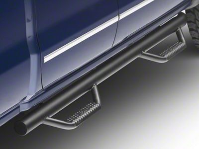 N-Fab Cab Length Nerf Side Step Bars; Textured Black (14-18 Silverado 1500)