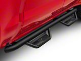 N-Fab Cab Length Podium Nerf Side Step Bars; Textured Black (19-26 Silverado 1500 Crew Cab)