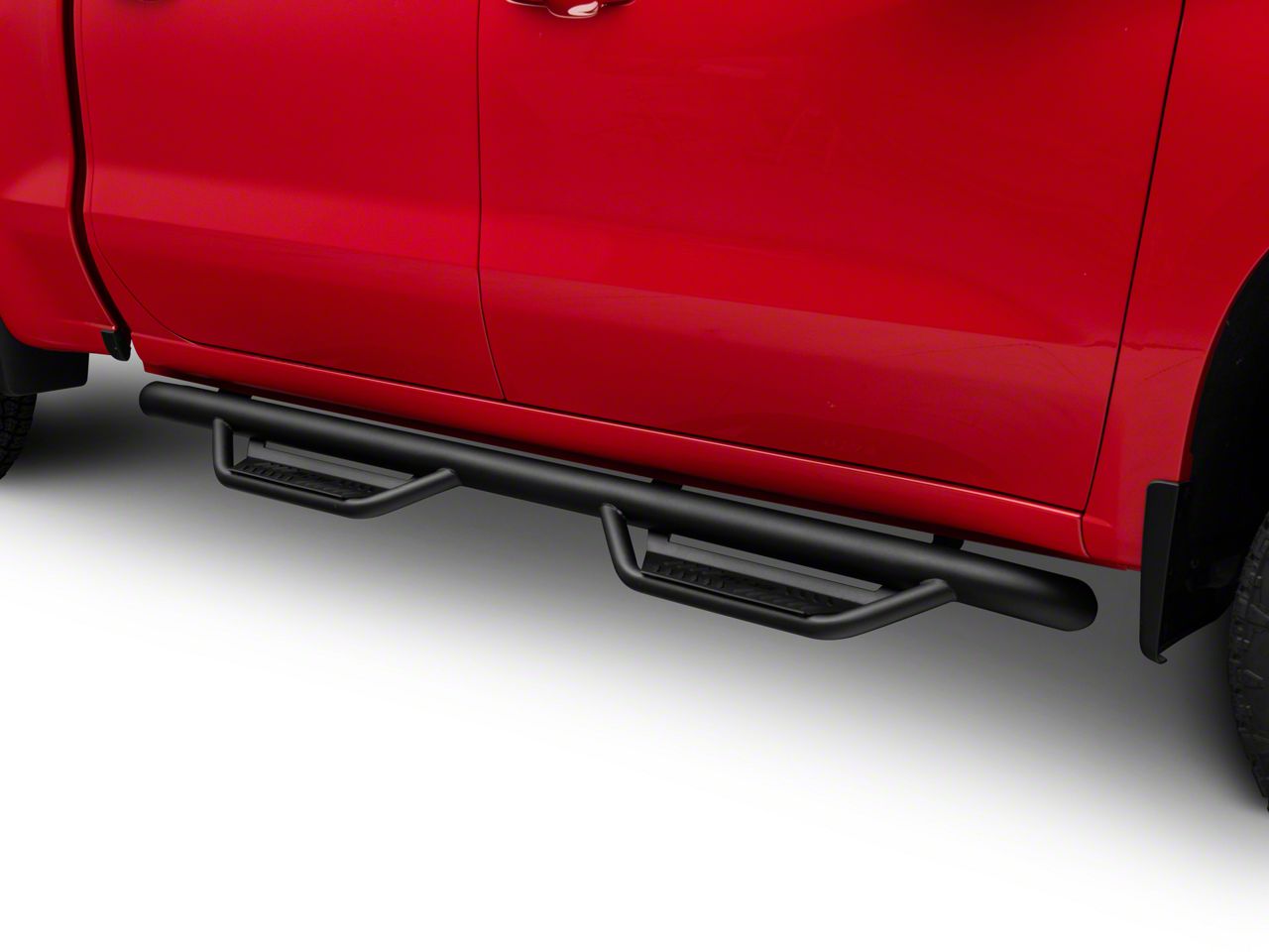 N-Fab Silverado 1500 Cab Length Podium Nerf Side Step Bars