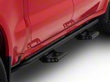N-Fab Cab Length RKR Side Rails with Detachable Steps; Textured Black (19-26 Silverado 1500 Crew Cab)