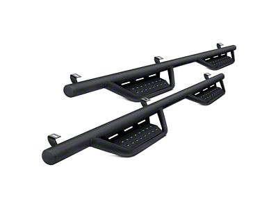 N-Fab Cab Length RS Nerf Side Step Bars; Textured Black (15-22 Canyon Crew Cab)